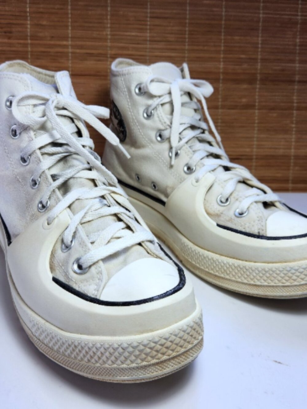 Converse Chuck Taylor All Star Construct White Mens 10.5 Womens 12 High Top